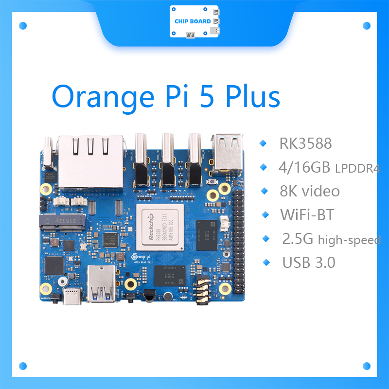 Radxa Rock 5B 16Gb - Orange Pi 5 Plus Computador de