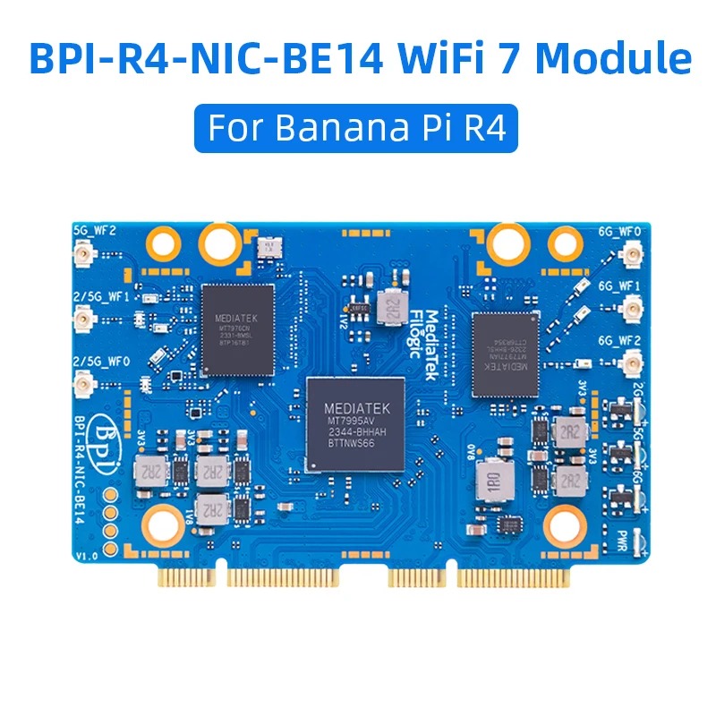 Módulo WiFi 7 BPI-R4 BPI-R4-NI - Bananapi Bpi R4 Wifi 7 avaliação e preço